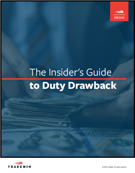 Duty Drawback Ebook Cover